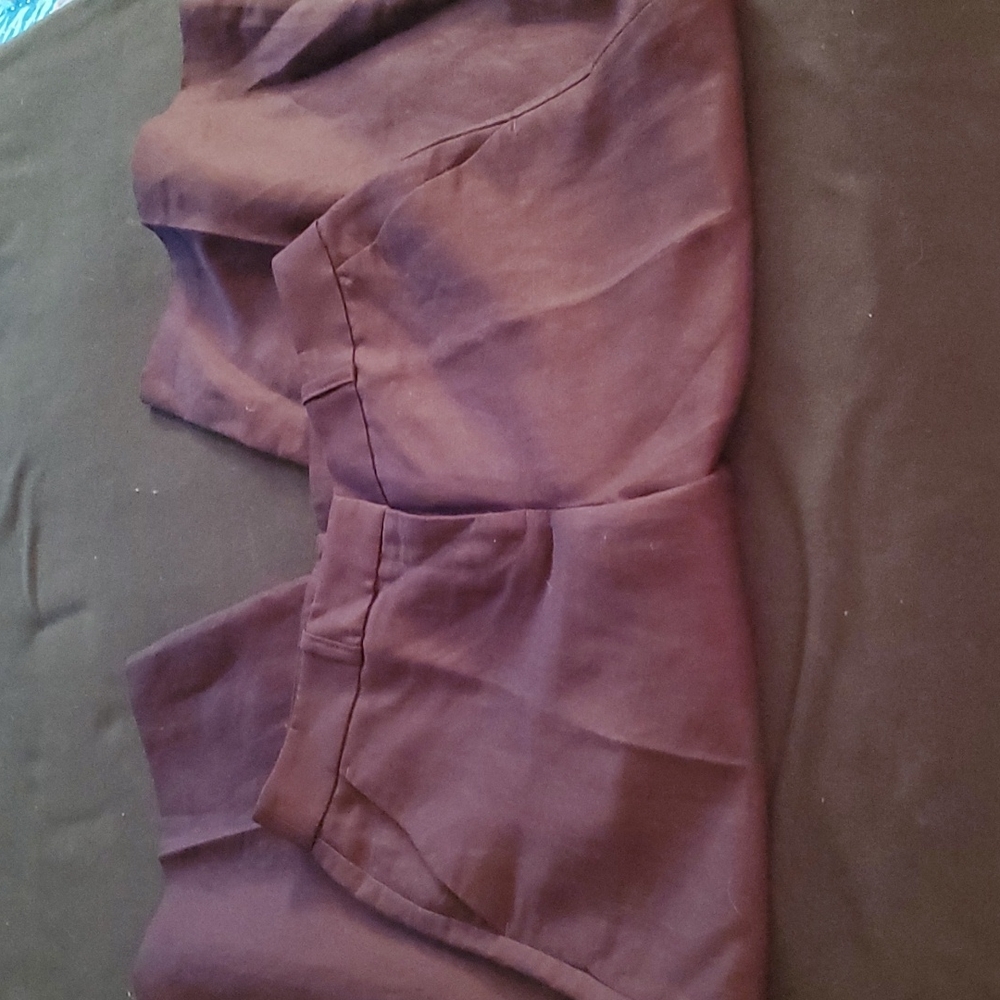 Wide leg cropped pants